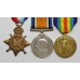 Scarce Early WW1 Prisoner of War Casualty 1914 Mons Star Medal Trio - Pte. M.S. Maltby, 1st Bn. Lincolnshire Regiment