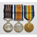 WW1 Military Medal, British War Medal & Victory Medal Group - Sjt. F. Smith, 15th (Bantams) Bn. Notts & Derby Regiment (Sherwood Foresters)