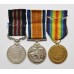 WW1 Military Medal, British War Medal & Victory Medal Group - Sjt. F. Smith, 15th (Bantams) Bn. Notts & Derby Regiment (Sherwood Foresters)
