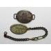 WW1 British War Medal, Victory Medal and WW2 Defence Medal with Dog Tags, Identity Bracelet and Boxes of Issue - Gnr. A.V. Bolam, Royal Artillery