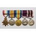 WW1 1914 Mons Star, British War Medal, Victory Medal, Army LS&GC and Meritorious Service Medal Group of Five - Sjt. J. Boags, Royal Scots Fusiliers