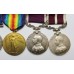 WW1 1914 Mons Star, British War Medal, Victory Medal, Army LS&GC and Meritorious Service Medal Group of Five - Sjt. J. Boags, Royal Scots Fusiliers