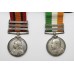 Queen's South Africa Medal (Clasps - Cape Colony, Orange Free State, Transvaal) and King's South Africa Medal (Clasps - South Africa 1901, South Africa 1902) with Boer War Gift Tin - Sgt. J. Williams, 4th Bty. Royal Field Artillery