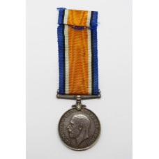 WW1 British War Medal - Cpl. W.R. Hussey, 6th Bn. Dorsetshire Regiment - K.I.A.
