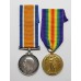 WW1 British War & Victory Medal Pair - Pte. C. Fairbank, South Staffordshire Regiment