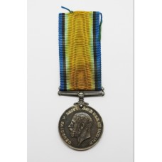 WW1 British War Medal - Pte. J. Churchill, City of London Yeomanry (Rough Riders)