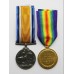 WW1 British War & Victory Medal Pair - Pte. E.G. Ormston, Lincolnshire Regiment