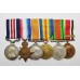 WW1 Military Medal (Somme), 1914-15 Star, British War Medal, Victory Medal, WW2 Defence Medal & Special Constabulary Long Service Medal Group of Six - Sjt. J. Henny, 13th Bty. Royal Field Artillery