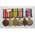 WW1 Military Medal (Somme), 1914-15 Star, British War Medal, Victory Medal, WW2 Defence Medal & Special Constabulary Long Service Medal Group of Six - Sjt. J. Henny, 13th Bty. Royal Field Artillery