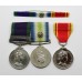 Campaign Service Medal (Clasp - Northern Ireland), South Atlantic Medal (with Rosette) and Fire Brigade LS&GC Medal Group - L.Cpl. S.W. Pashley, Royal Signals