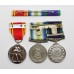 Campaign Service Medal (Clasp - Northern Ireland), South Atlantic Medal (with Rosette) and Fire Brigade LS&GC Medal Group - L.Cpl. S.W. Pashley, Royal Signals