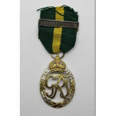 George VI (GRI) Efficiency Decoration - Dated 1945