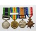 WW1 1914-15 Star Medal Trio and 1908 India General Service Medal (Clasp - Afghanistan N.W.F. 1919) Group of Four - Bdr. J. Shekelton, Royal Artillery