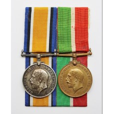 WW1 Mercantile Marine Medal Pair - Horace T. Hatton