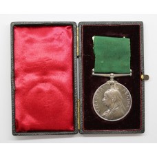 Victorian Volunteer Long Service & Good Conduct Medal in Fitted Box - Unnamed