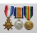 WW1 1914-15 Star Medal Trio - Pte. F.W. Know, Grenadier Guards