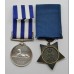 Egypt Medal (Clasp - Tel-El-Kebir) and 1882 Khedives Star - Sergt. J. Wright, 2nd Grenadier Guards