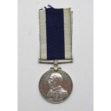 George V Royal Navy Long Service & Good Conduct Medal - Lg. Carr. Cr. J. E. Lakeman, Royal Navy, H.M.S. Impregnable (Served on HMS Dublin at Gallipoli & Jutland)