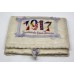 WW1 1917 Dated Silk Embroidered Jewellery Pad / Cushion 