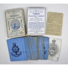 Early 20th Century Thos. De la Rue & Co. Ltd. 'Pneumatic' Playing Cards - Royal Sussex Regiment