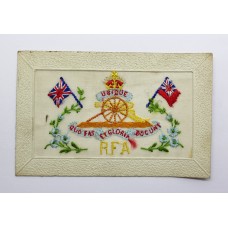 WW1 Royal Field Artillery (R.F.A.) Silk Embroidered Postcard