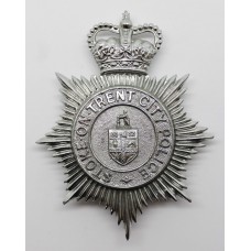 Stoke-on-Trent City Police Helmet Plate - Queen's Crown