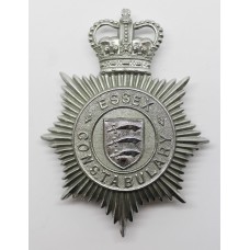 Essex Constabulary Helmet Plate - Queen's Crown