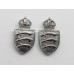 Pair of Essex Constabulary Collar Badges - King's Crown