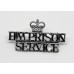 H. M. Prison Service Shoulder Title - Queen's Crown