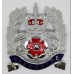 Hampshire Constabulary Sergeants Helmet Plate - Queens Crown