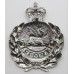 Glamorgan Constabulary Wreath Helmet Plate - Queens Crown
