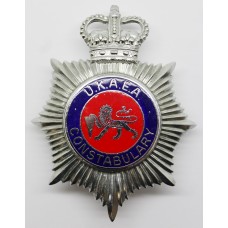 United Kingdom Atomic Energy Authority (U.K.A.E.A) Constabulary Enamelled Helmet Plate - Queens Crown