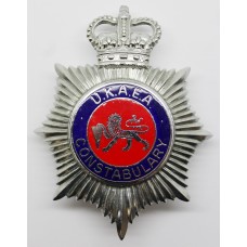 United Kingdom Atomic Energy Authority (U.K.A.E.A) Constabulary Enamelled Helmet Plate - Queens Crown