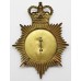 British Transport Police Night Helmet Plate - Queens Crown