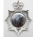 Bedfordshire Police Enamelled Helmet Plate - Queens Crown