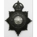 North Riding Constabulary Night Helmet Plate - King's Crown