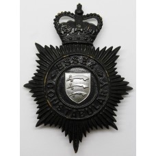 Essex Constabulary Night Helmet Plate - Queens Crown