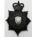 Essex Constabulary Night Helmet Plate - Queens Crown