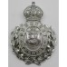 Guernsey Police Wreath Helmet Plate - Kings Crown
