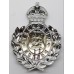 Guernsey Police Wreath Helmet Plate - Kings Crown