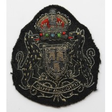 Aberdeen City Police Bullion Cap Badge - King's Crown