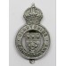 Derbyshire Constabulary Cap Badge - King's Crown