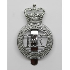 Cumberland Westmoreland & Carlisle Constabulary Cap Badge - Queen's Crown