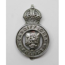 Cardiff City Police Cap Badge - King's Crown