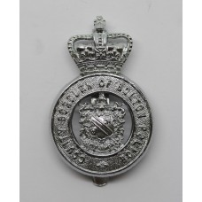 County Borough of Bolton Police Helmet Plate - Queen's Crown