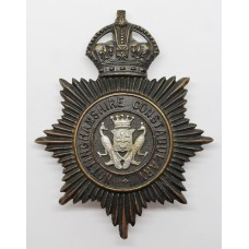 Nottinghamshire Constabulary Night Helmet Plate - King's Crown (Peacocks C.O.A. Centre)