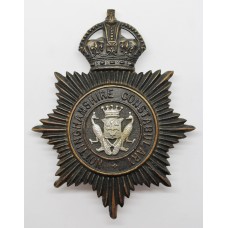 Nottinghamshire Constabulary Night Helmet Plate - King's Crown (Peacocks C.O.A. Centre)