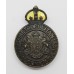 Metropolitan Police Special Constabulary Sergeant's Cap Badge - King's Crown (Yellow Enamel)