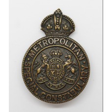Metropolitan Police Special Constabulary Cap Badge - King's Crown 