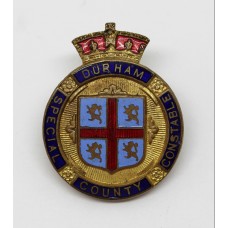 Durham County Constabulary Special Constable Enamelled Lapel Badge